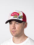 Бейсболка VON DUTCH арт. VD/0/CAS1/PAT/RED  (красный / черный)